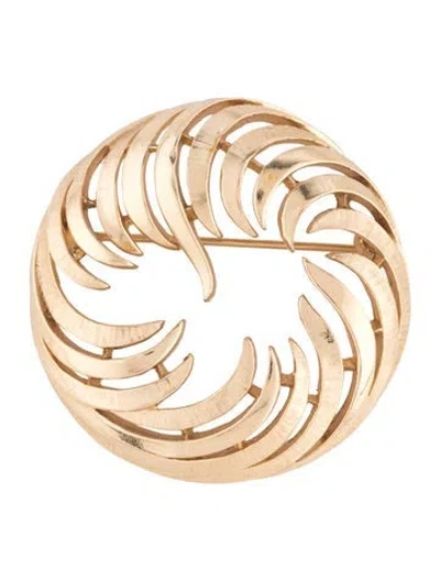 Pre-owned Trifari Vintage Pin Brooch In Multicolor
