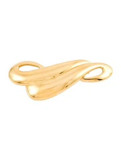 Pre-owned Trifari Vintage Swirl Brooch In Multi