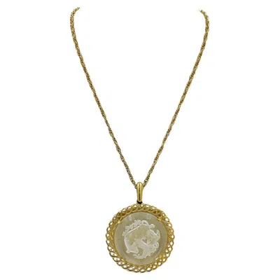 Pre-owned Trifari Vintage  Pendant Necklace, 1980s In Multi