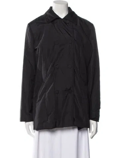 Pre-owned Trilogy Coat In Black