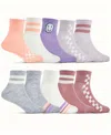 Trimfit Girls 4-11 10-pack Fashion Quarter Socks In Multi