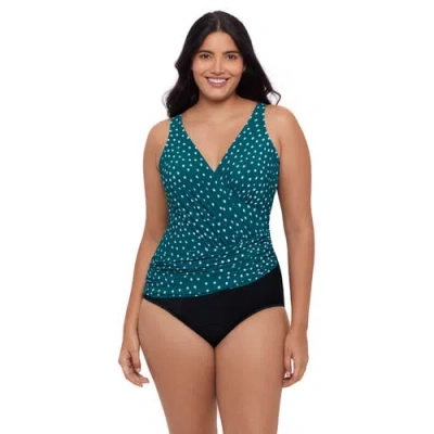 Trimshaper Addison Surplice One-piece Swimsuit
