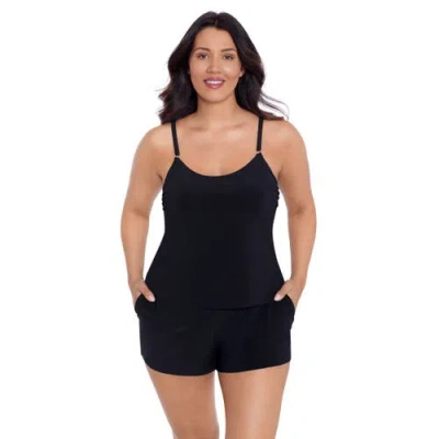Trimshaper Farrah Scoopneck Swim Romper