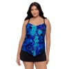 Trimshaper Hank Handkerchief Tankini Swimsuit Top