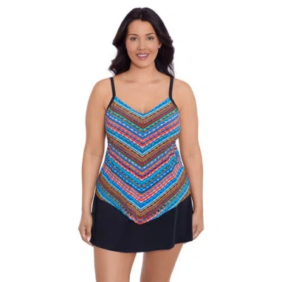 Trimshaper Hank Handkerchief Tankini Swimsuit Top