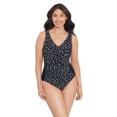 Trimshaper Jean Ruching One-piece Swimsuit