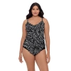 Trimshaper Lena 4 Tier Ruffle Tankini Swim Top