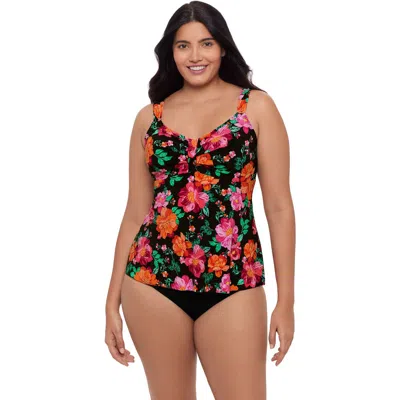 Trimshaper Lily V-neckline Tankini Swimsuit Top
