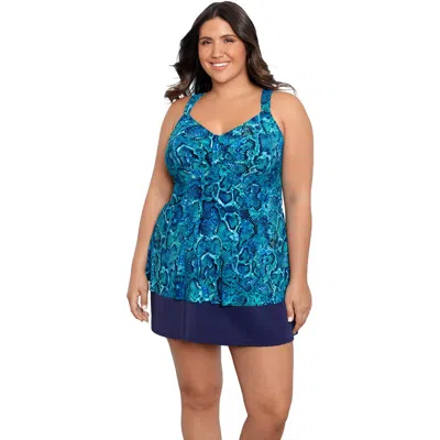 Trimshaper Lily V-neckline Tankini Swimsuit Top