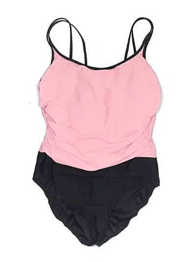 Pre-owned Trimshaper One Piece Swimsuit In Pink