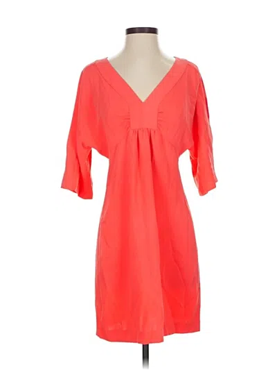 Pre-owned Trina Trina Turk Casual Dress In Orange