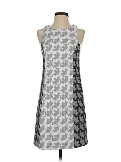 Pre-owned Trina Trina Turk Casual Dress In Silver