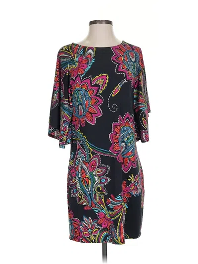 Pre-owned Trina Trina Turk Cocktail Dress In Black