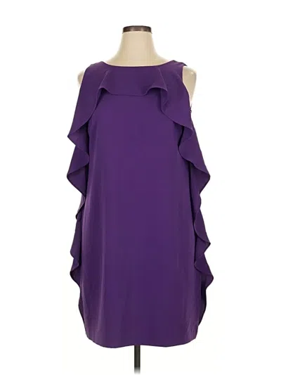 Pre-owned Trina Trina Turk Cocktail Dress In Purple