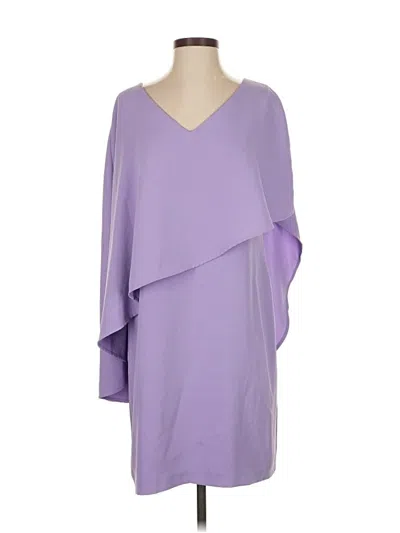 Pre-owned Trina Trina Turk Cocktail Dress In Purple