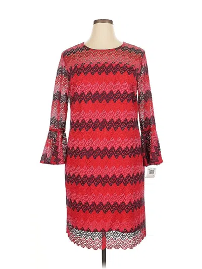 Pre-owned Trina Trina Turk Cocktail Dress In Red