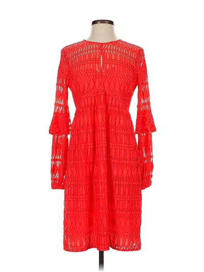 Pre-owned Trina Trina Turk Cocktail Dress In Red