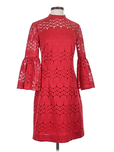 Pre-owned Trina Trina Turk Cocktail Dress In Red