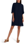 Trina Trina Turk Rhyme Chiffon Shift Dress In Ink