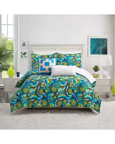 Trina Turk 200tc Fall Floral Comforter Set