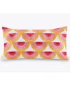 Trina Turk 200tc Satin Stitch Embroidered Oblong Pillow