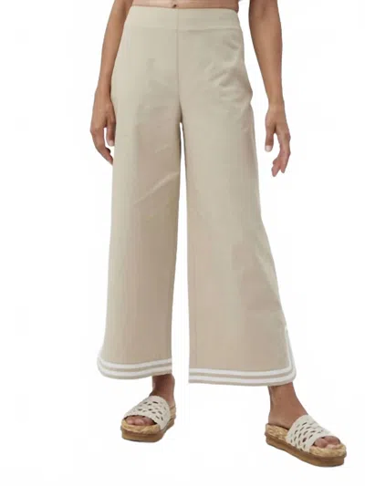 TRINA TURK ABBEY WIDE-LEG PANT IN BIARRITZ BEIGE