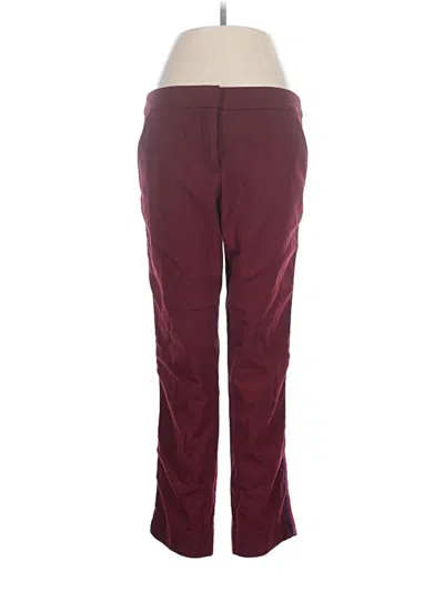 Pre-owned Trina Turk Active Pants In Burgundy