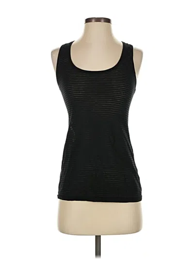 Pre-owned Trina Turk Active Tank Top In Black