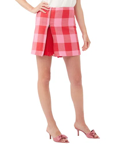 Trina Turk Agapanthus Skirt In Pink