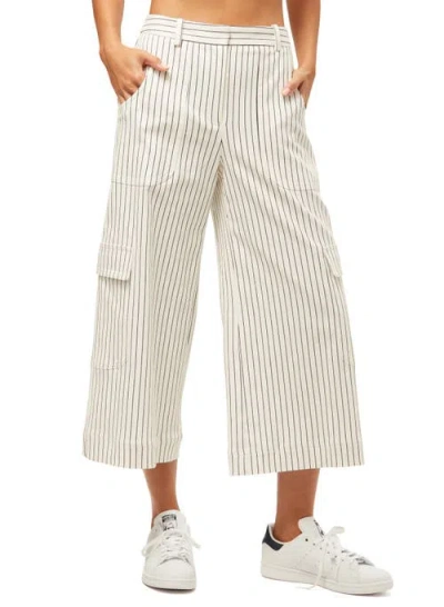 Trina Turk Agassi Pant In Whitewash/ink