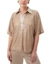 Trina Turk Aika Top In Gold