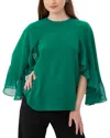 Trina Turk Akari Top In Green