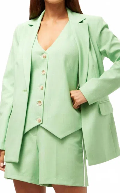 Trina Turk Alternates Blazer In Grass Court In Green