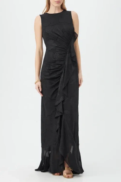 Trina Turk Amara Sleeveless Maxi Dress In Black
