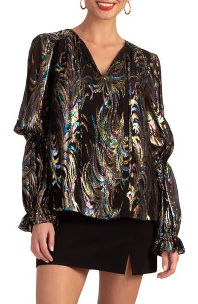 TRINA TURK TRINA TURK AMBROSIAL SILK BLEND TOP