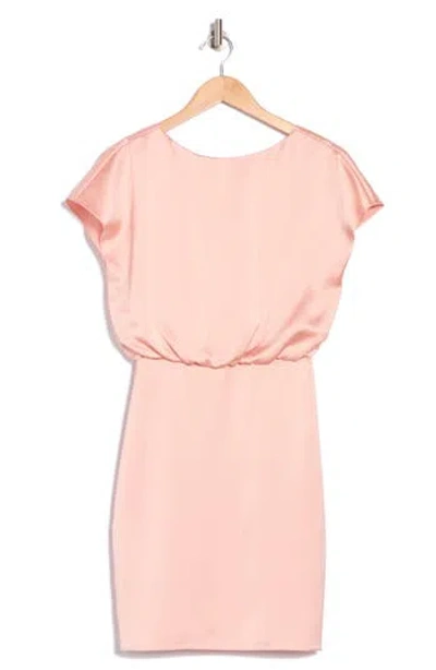 Trina Turk Amuse Satin Dress In Strawberry Fields
