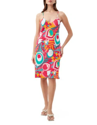 Trina Turk Arana 2 Printed Slip Dress In Multi