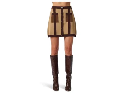 Trina Turk Artemis Skirt In Brown