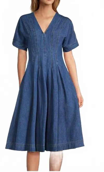 TRINA TURK ASHE 2 DRESS IN DENIM