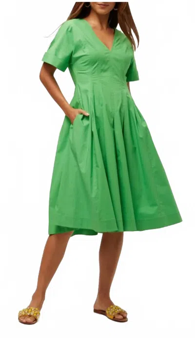 Trina Turk Ashe Dress In Grass Court Green