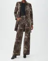 Trina Turk Asher 2 Buttoned Animal-print Coat In Multi