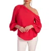 Trina Turk Astronomical Top In Mars Red In Mars Red
