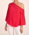 Trina Turk Astronomical Top In Mars Red In Multi