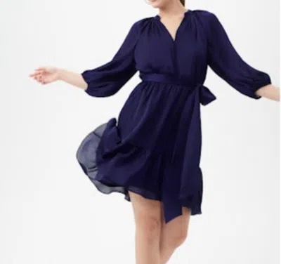 Trina Turk Asuma Mini Dress In Blue