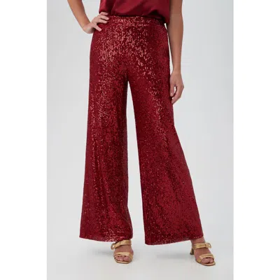 TRINA TURK TRINA TURK ATARASHII WIDE LEG SEQUIN PANT