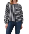 Trina Turk Atlantique Top In Indigo In Multi