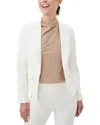 Trina Turk Habanero Textured Cotton Blazer In White