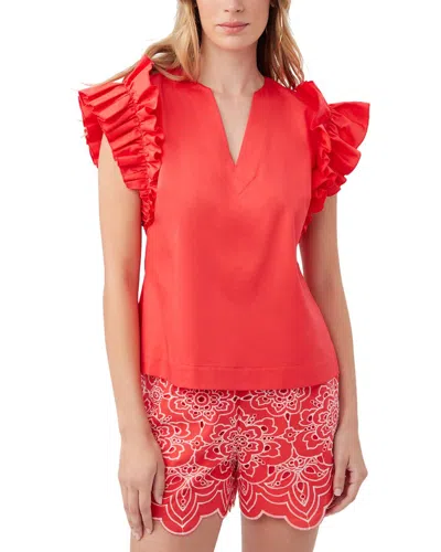 Trina Turk Augusto Top In Red
