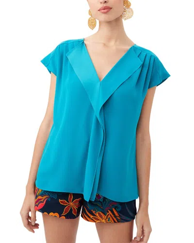 Trina Turk Banita Top In Blue