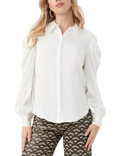 TRINA TURK BASHIRA SILK-BLEND TOP